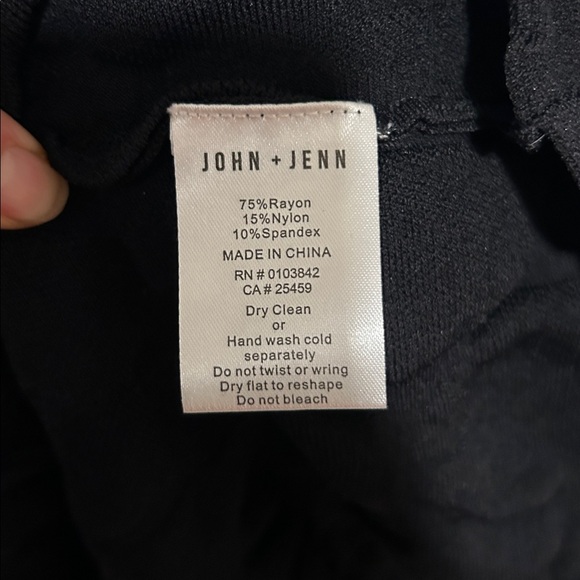 John+Jenn Black Sleeveless Textured Fit N Flare A-Line Dress S/P - Picture 6 of 9